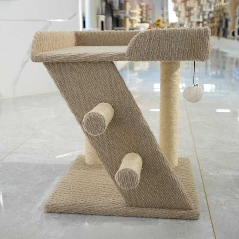 05-Small-Cat-Tree-with-Pure-Sisal-(Inclined-Scratching-Board)-1