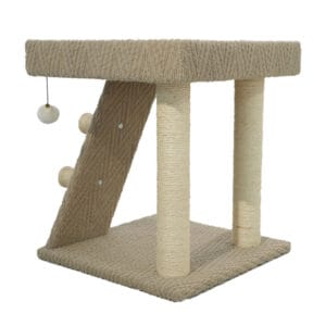 Small Cat Tree with Pure Sisal (Inclined Scratching Board)
