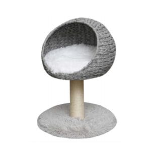 Elevated Woven Cat Bed (with Sisal Scratching Post)